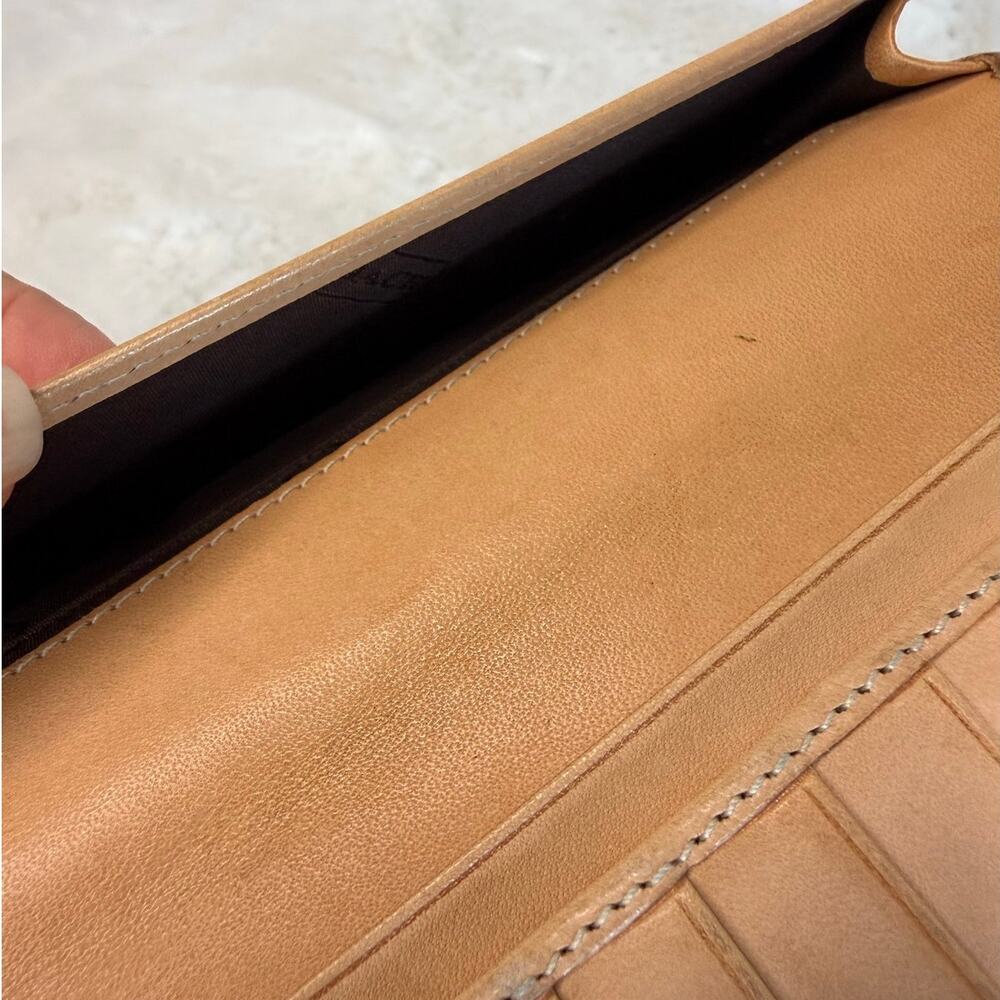 Vintage Coach Made in Spain Wallet Card Holder Checkbook - Picture 5 of 6